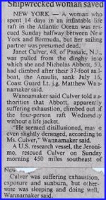 The newspaper account